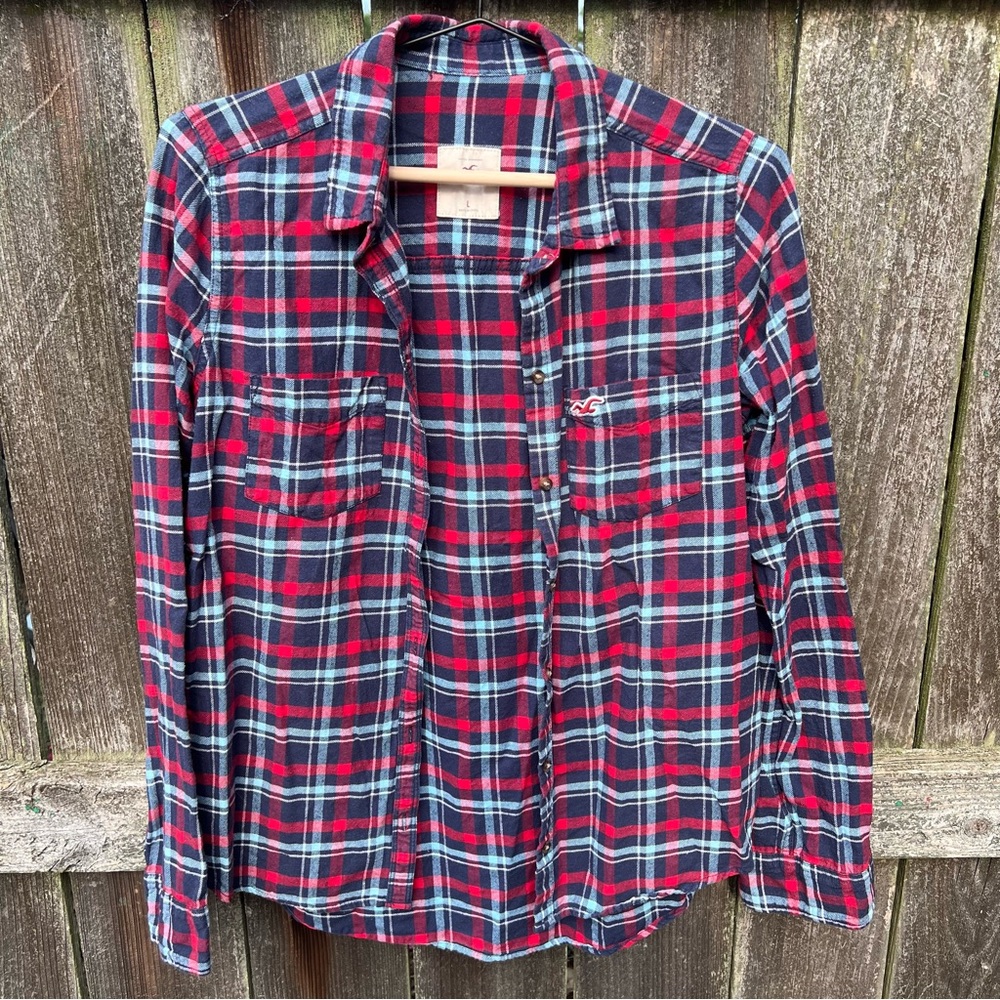 Hollister Flannel Patriotic Large